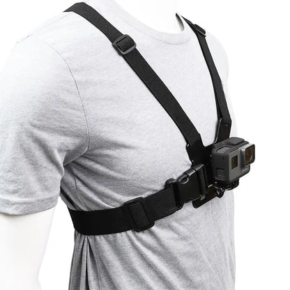 Cinturón de montaje con correa para el pecho para GoPro Hero 9, 8, 7, 6, 5, 4, Insta360 R, X2, DJI OSMO Action Camera, arnés para Go Pro, SJCAM, accesorios EKEN