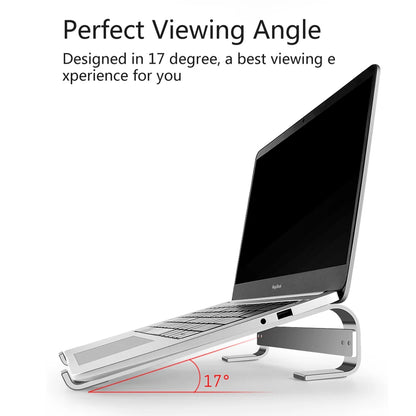 Soporte de escritorio para portátil de aleación de aluminio, ventilado, antideslizante, para MacBook, Dell y HP.