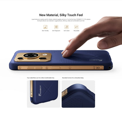 [Estreno mundial] Fossibot F112 PRO 5G Smartphone resistente, pantalla HD+ de 6,88", batería de 7150 mAh, 24 GB (8+16) + 256 GB, Android 14, cámara de 50 MP