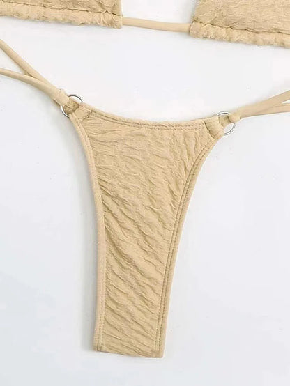 Minibikini Sexy Micro Extremo: Conjunto de Bikini 2023 con Relleno, Estilo Brasileño y Tanga Ajustada para Bañarse en el Verano