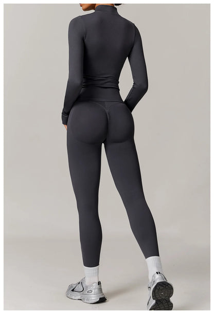 Conjunto de yoga deportivo sin costuras para mujer, 2 o 3 piezas, ropa deportiva para gimnasio, conjuntos de yoga para mujer, chándales, sujetador deportivo, leggings para gimnasio