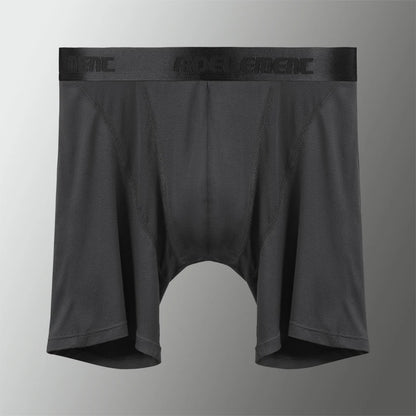 Calzoncillos bóxer deportivos para hombre, antidesgaste, de modal, profesionales, para correr, fitness, ajustados, de pierna larga y secado rápido.