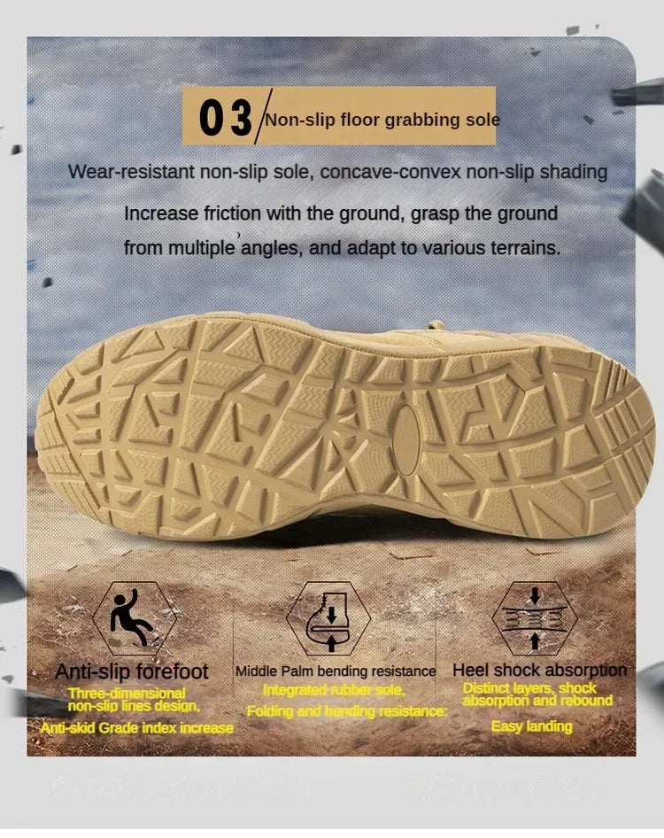 Botas de combate, botas verdes, botas marrones, botas ligeras de entrenamiento, botas de senderismo para hombre, botas tácticas, botas masculinas