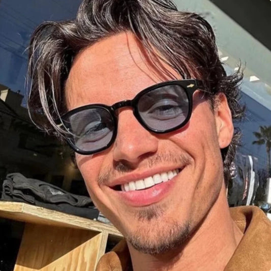 Gafas de sol rectangulares vintage para hombre y mujer, lentes de sol cuadradas de diseñador de marca de lujo, a la moda, con protección UV400, 2024