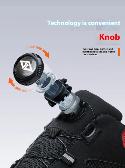 Zapatos de seguridad tipo zapatillas ligeras y transpirables con puntera de acero, diseño antiperforación, amortiguación de impactos y protección antiaplastamiento, calzado de trabajo para hombre.