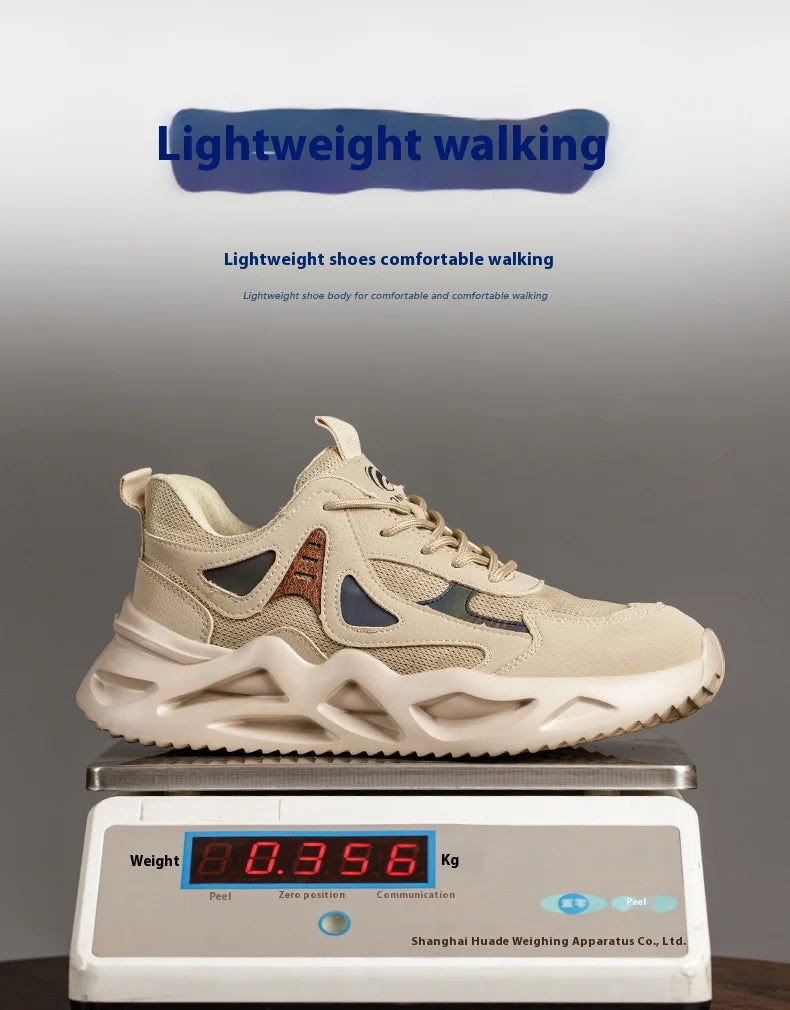 Zapatos de seguridad ligeros para hombre y mujer, zapatos de trabajo con puntera de acero, botas de trabajo, zapatillas deportivas transpirables para hombre y mujer, botas tácticas