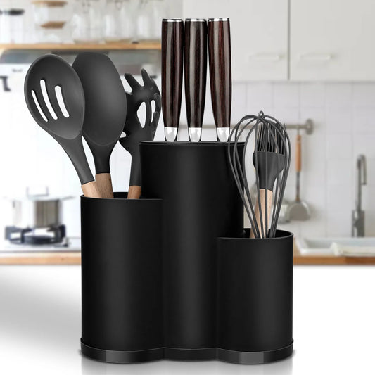 Nuevo soporte de almacenamiento para cuchillos, estante multifuncional para vajilla y utensilios de cocina.