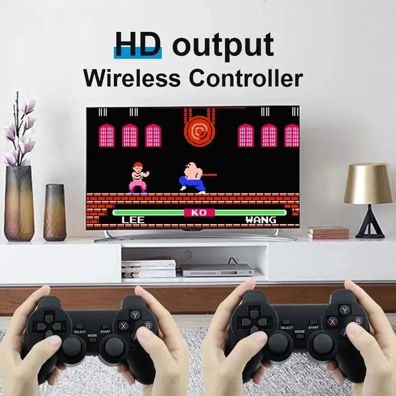 Consola de videojuegos con 20.000 juegos integrados, mando inalámbrico, TV Game Stick 4K HD, minireproductor de juegos portátil retro