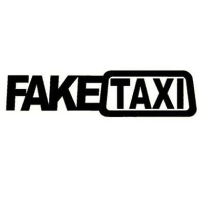 Pegatina divertida de taxi falso para coche, emblema de vinilo autoadhesivo universal para BMW, Ford, Toyota, VW, Honda, Kia, Opel y Kia.
