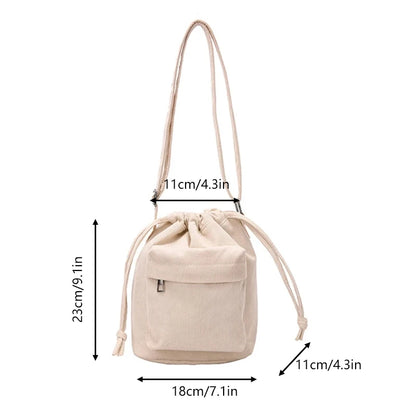 Bolso de hombro para mujer, estilo coreano, con cordón, informal, ligero, para jóvenes, venta al por mayor, 2025