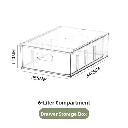 Caja de almacenamiento para refrigerador Der Sle, organizador para huevos, contenedor para conservación, caja de subpaquete de congelación, caja de plástico para alimentos