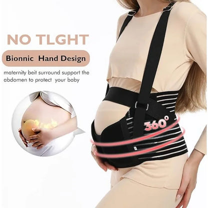 Faja de maternidad transpirable y ajustable para el embarazo y el posparto.