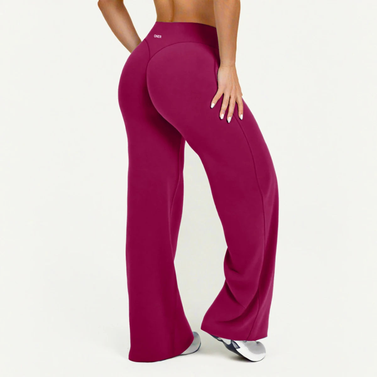 Active Wide Legging High Waist Sporty leggings woman Sports Long Pants Seamless Scrunch Hip-lifting Wide-leg pants