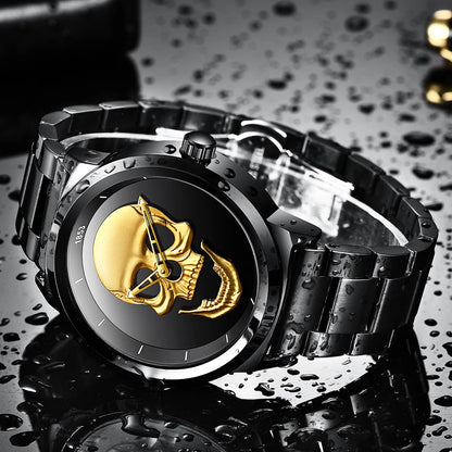 Relojes deportivos LIGE para hombre, marca superior, reloj de cuarzo de lujo para hombre, reloj de pulsera de acero inoxidable resistente al agua para hombre, reloj Masculino