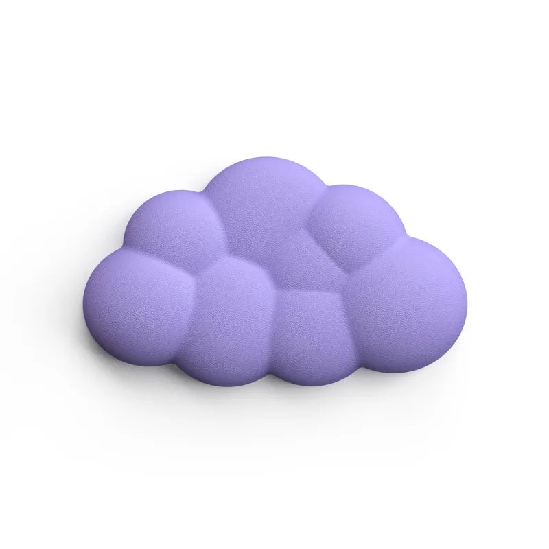 Alfombrilla de ratón con reposamuñecas para teclado, nube, antideslizante, espuma viscoelástica, para escritorio, oficina, gamer, ratón, reposamuñecas