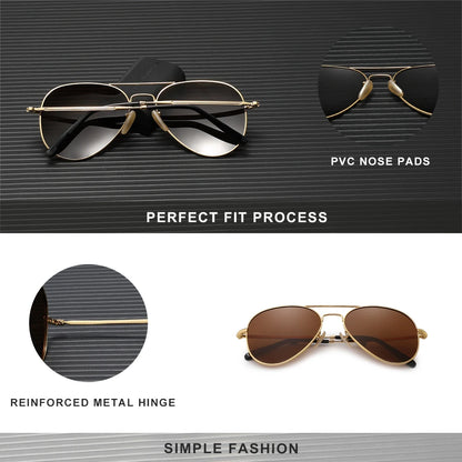 Gafas de sol KINGSEVEN Pilot de aleación, polarizadas, UV400, antirreflejos, montura completa, estilo chirivía, estilo retro de lujo para mujer