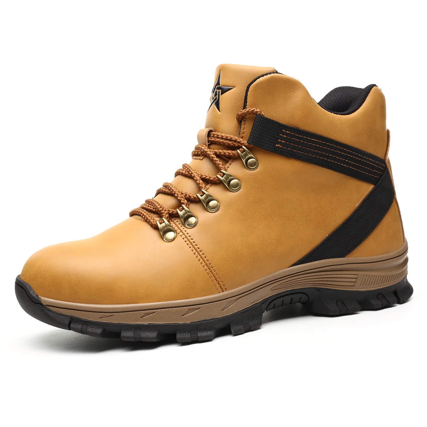 Zapatos de seguridad de moda para hombre, botas con puntera de acero, zapatos de trabajo a prueba de pinchazos, zapatillas de trabajo para hombre, calzado indestructible.