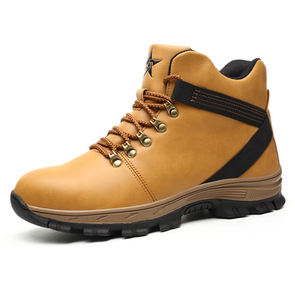 Zapatos de seguridad de moda para hombre, botas con puntera de acero, zapatos de trabajo a prueba de pinchazos, zapatillas de trabajo para hombre, calzado indestructible.