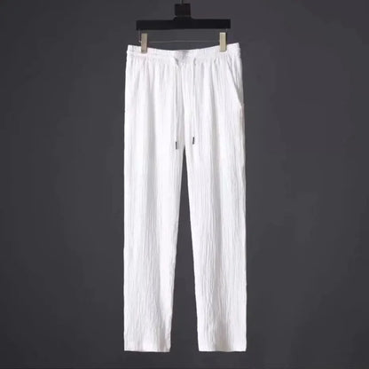 Conjunto de polo informal para hombre, moda de verano, manga corta plisada, cuello vuelto, traje de dos piezas, ropa ligera para hombre
