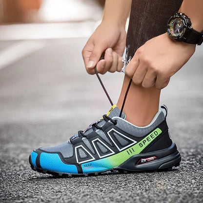 Zapatos de senderismo impermeables para hombre, zapatillas de exterior con cordones, zapatillas de escalada para mujer, zapatillas de trekking antideslizantes, zapatillas tácticas de caza