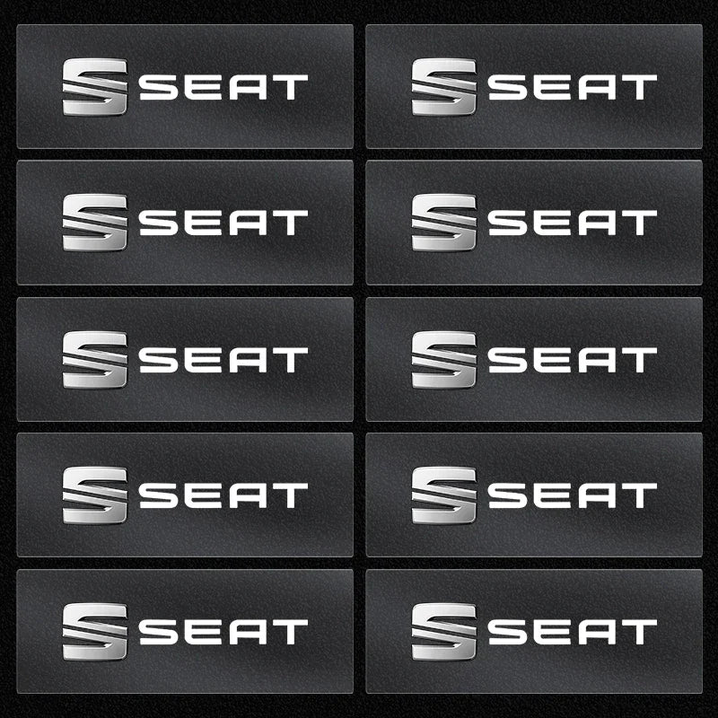Pegatinas de metal 3D para decoración interior de coche, insignias, calcomanías de estilo para Seat Cupra, León 5F, Ibiza 6L, 6J, León 1P, cojín