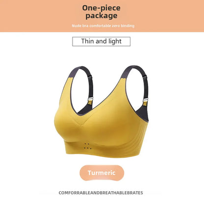Nuevos sujetadores ultrafinos de verano sin costuras para mujer, deportivos, transpirables, sin aros, de nailon, tallas grandes
