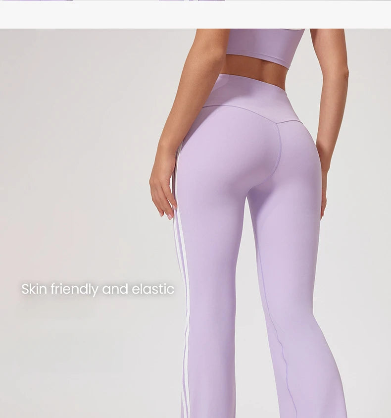 Mallas deportivas FUBEIKE para mujer, pantalones de compresión sexys, cintura alta, sin costuras, tacto nude, ideales para yoga y gimnasio.