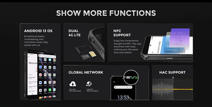 Teléfono inteligente resistente Fossibot F101Pro, 15 GB + 128 GB, Android 13, IP68, resistente al agua, batería de 10600 mAh, NFC, versión global