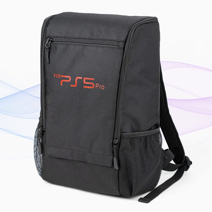 Mochila para juegos para consola PS5 Pro y accesorios, estuche protector de viaje de gran capacidad, compatible con PS5 Slim