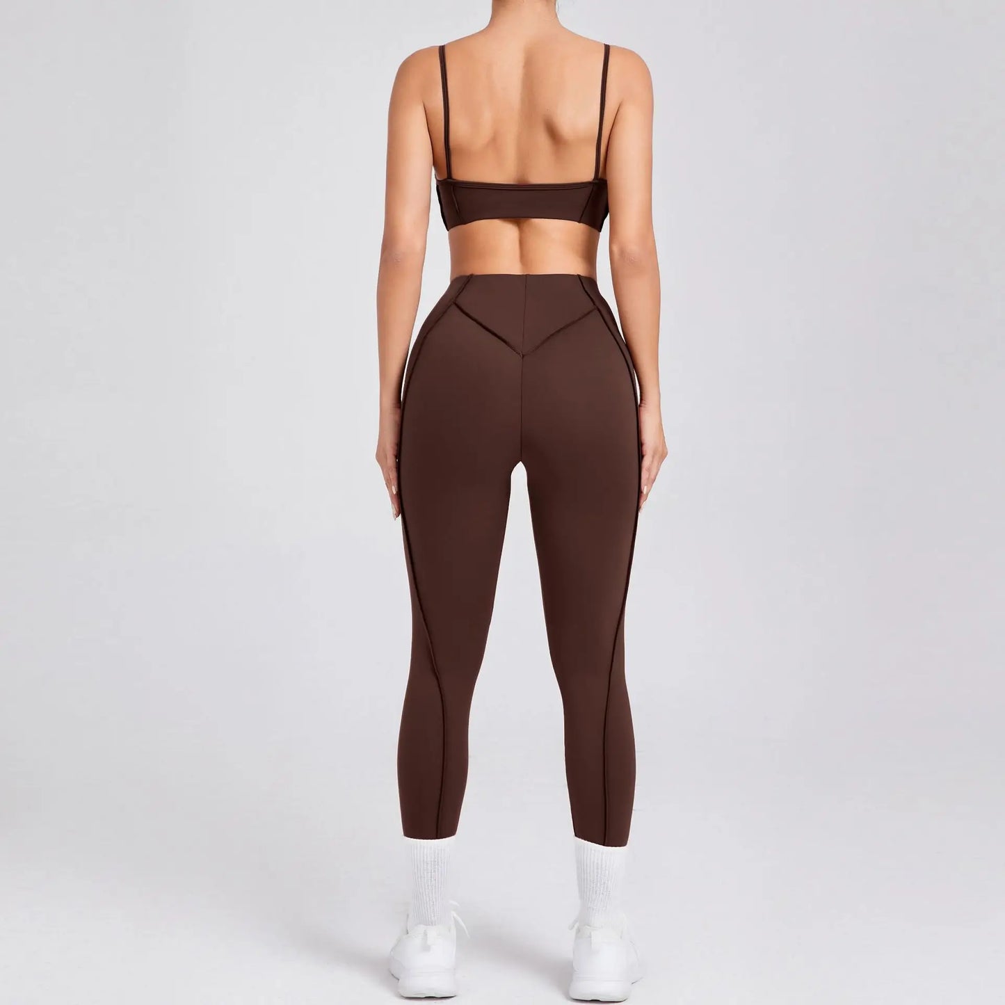 2025 New Yoga Set  2Pcs Sports Suit Women Sexy Workout Bra Suit Running Gym High Waist Legging Quick Dry Tight Yoga Clothing