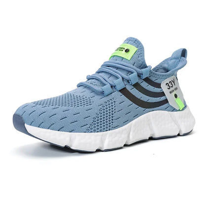 Zapatillas deportivas informales de verano para hombre, transpirables, ligeras, de malla para correr al aire libre, deportivas para correr, tenis para caminar