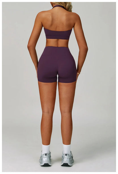 2 Piece Set Women's Tracksuit Fitness Clothes Yoga Sets Sportswear Workout Bra High Waist Leggings Set Gym Clothing Sports Suits