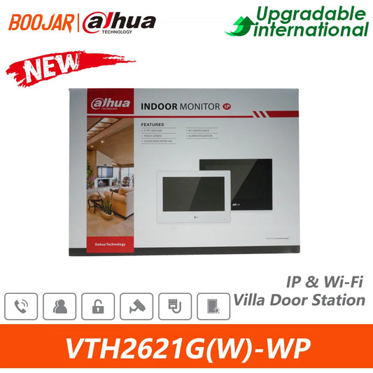 Monitor interior Dahua Original VTH2621G(W)-WP IP y Wi-Fi compatible con estación de puerta PoE estándar Wi-Fi y monitor IPC