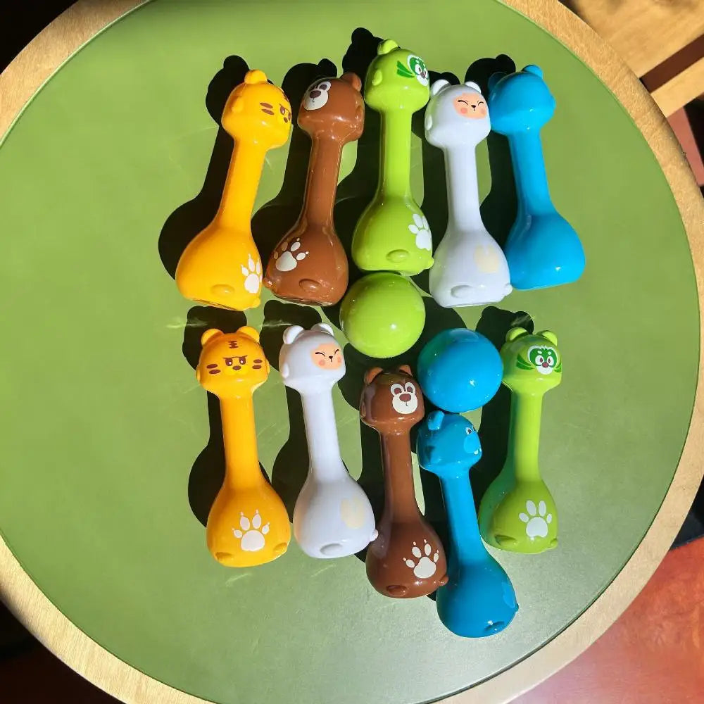 Juegos de bolos para niños, juguetes con formas de animales, interacción entre padres e hijos, juguetes educativos, entretenimiento para interiores y exteriores.