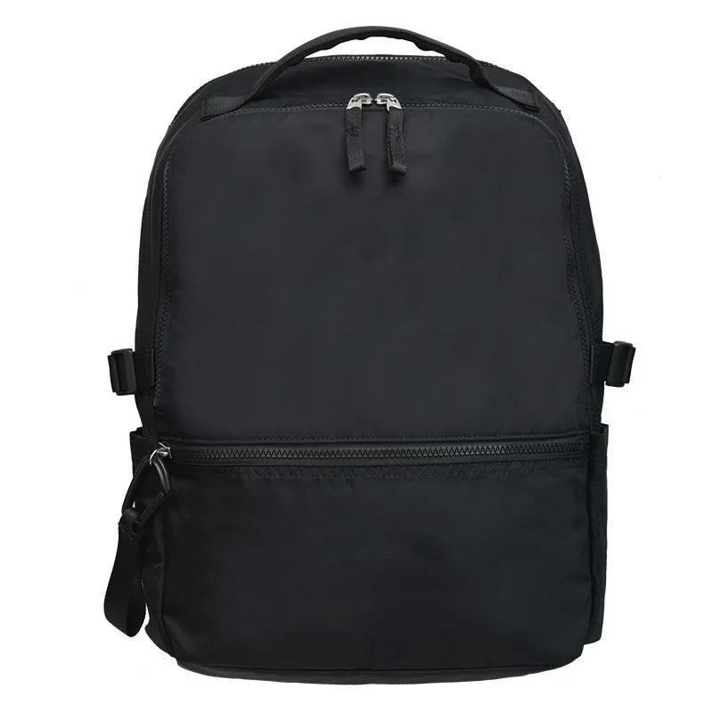 Mochila de viaje para estudiantes de secundaria y preparatoria, multifuncional, con doble hombro, para computadora de negocios, de nailon.