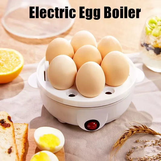Cocedor de huevos eléctrico, minicocedor multifuncional rápido para huevos escalfados, revueltos y tortillas. Apagado automático.