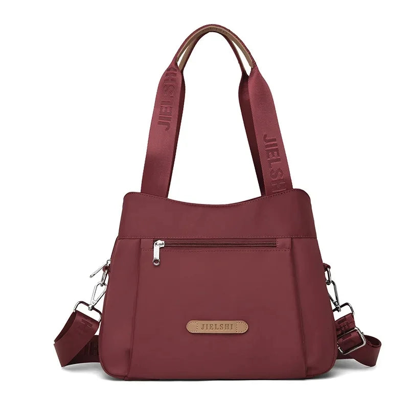 Bolso bandolera de nailon impermeable de moda, bolso informal para ir de compras o de viaje, bolso de mano Jietrans de nuevo estilo, bolso de un solo hombro.