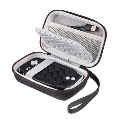 Bolsa de viaje rígida y portátil para la consola de juegos portátil Anbernic RG34XX. Estuche a prueba de golpes. Accesorios para RG34XX.