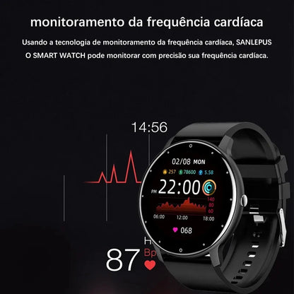 LIGE 2025 - Reloj inteligente para mujer, con conexión a todos los smartphones, pronóstico del tiempo en tiempo real, actividad deportiva, para hombre