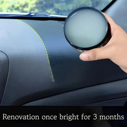 Cera para reparar el tablero del automóvil, antienvejecimiento y blanqueamiento, cera para dar brillo a los neumáticos, cuidado de los asientos del sofá de cuero, mantenimiento del interior del automóvil