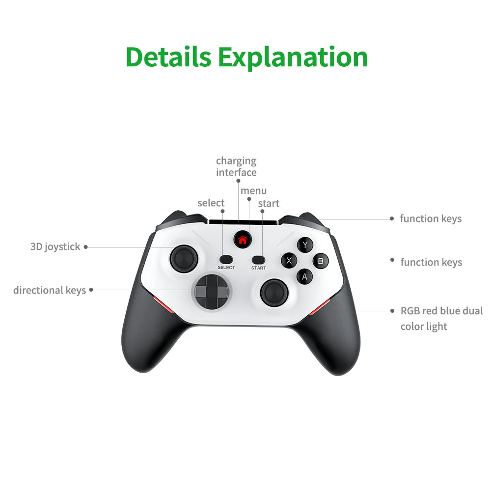 Consola de videojuegos M88 con 30.000 juegos integrados, mando inalámbrico, TV Game Stick 4K HD, minireproductor de juegos portátil retro
