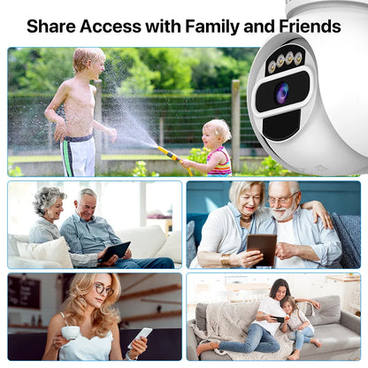 Cámaras de seguridad solares Vstarcam 2K 3MP inalámbricas para exteriores con alimentación por batería, resistentes al agua IP66, detección humana PIR, audio bidireccional