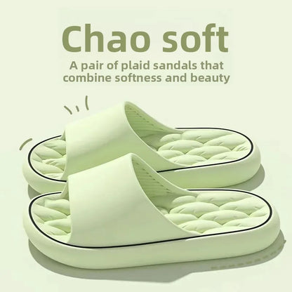 Zapatillas de casa sin cordones para mujer, suela plana, para baño, suela suave, para verano, para parejas, zapatos de hombre modernos, material de PVC, calzado cómodo.