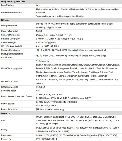 Kit de sistema de videovigilancia Hikvision: cámara IP IR de 8 MP DS-2CD2386G2-IU, NVR 4K PoE de 8 canales DS-7608NI-Q1/8P, sistema de videovigilancia IP67 H.265+.
