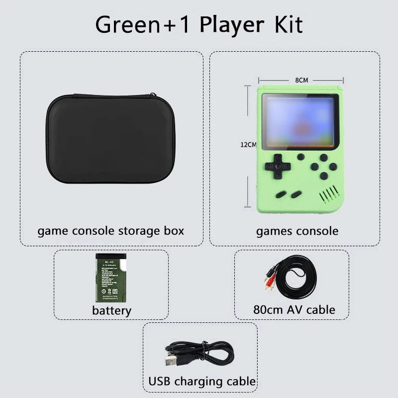 Consola retro arcade de 5 pulgadas con más de 500 juegos clásicos integrados para Game Boy, emulador de TV, videojuegos, reproductor de juegos portátil