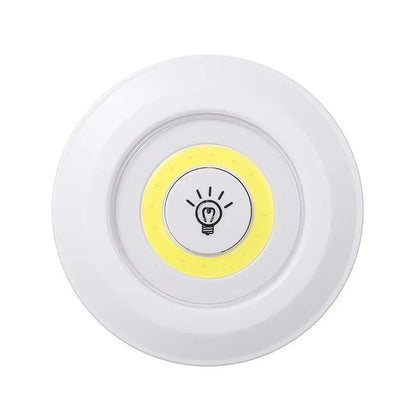 Luz LED regulable para debajo del gabinete con control remoto, funciona con pilas, luces LED para armarios, iluminación de baño, luz nocturna