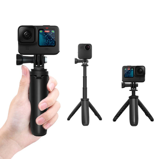Trípode plegable para GoPro Vlog, minimonopié portátil para Go Pro Hero 11, 10, Black Session, Osmo Action Camera, accesorio