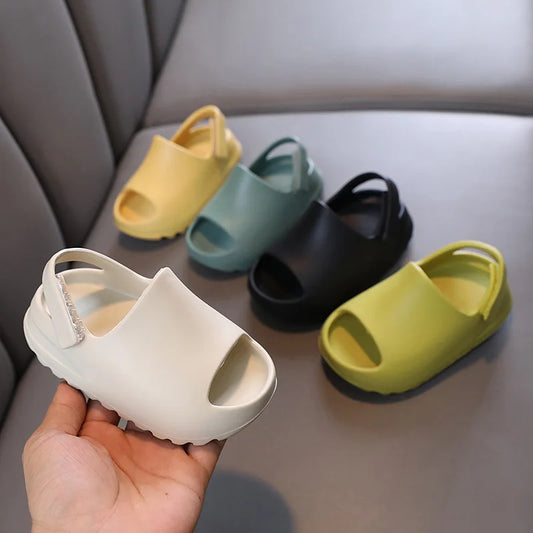 Zapatillas de verano para niños, sandalias, zapatillas, venta al por mayor, zapatos de playa, comercio exterior, zapatos con agujeros para niños pequeños, zapatos de bebé