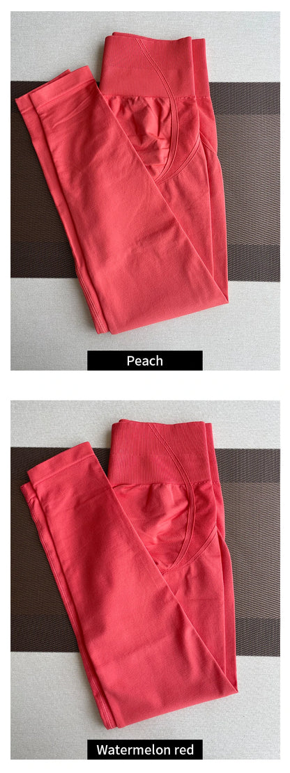 Pantalones deportivos ajustados sin costuras TKITK, leggings de gimnasio para mujer, pantalones de yoga suaves de cintura alta, ropa deportiva para fitness.