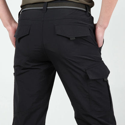 Pantalones de carga tácticos impermeables para hombre, pantalón largo militar, informal, transpirable, de secado rápido, para exteriores, nuevo modelo